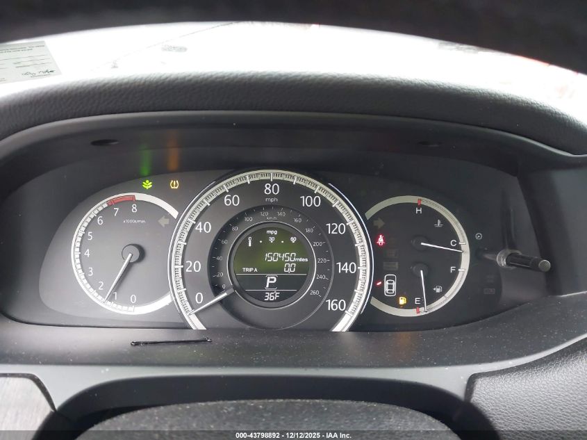 2013 Honda Accord Ex-L V-6 VIN: 1HGCR3F80DA015326 Lot: 43798892