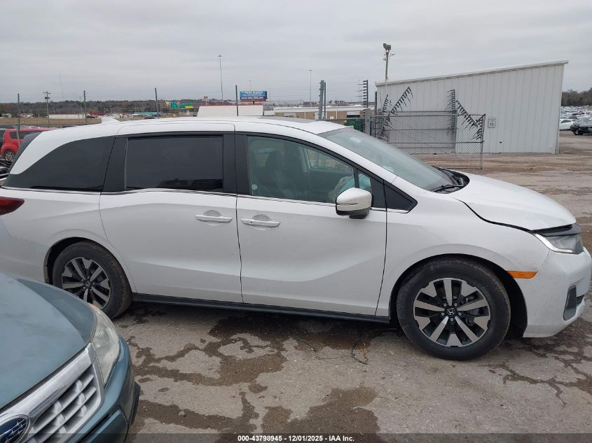 2025 Honda Odyssey Ex-L VIN: 5FNRL6H64SB084497 Lot: 43798945