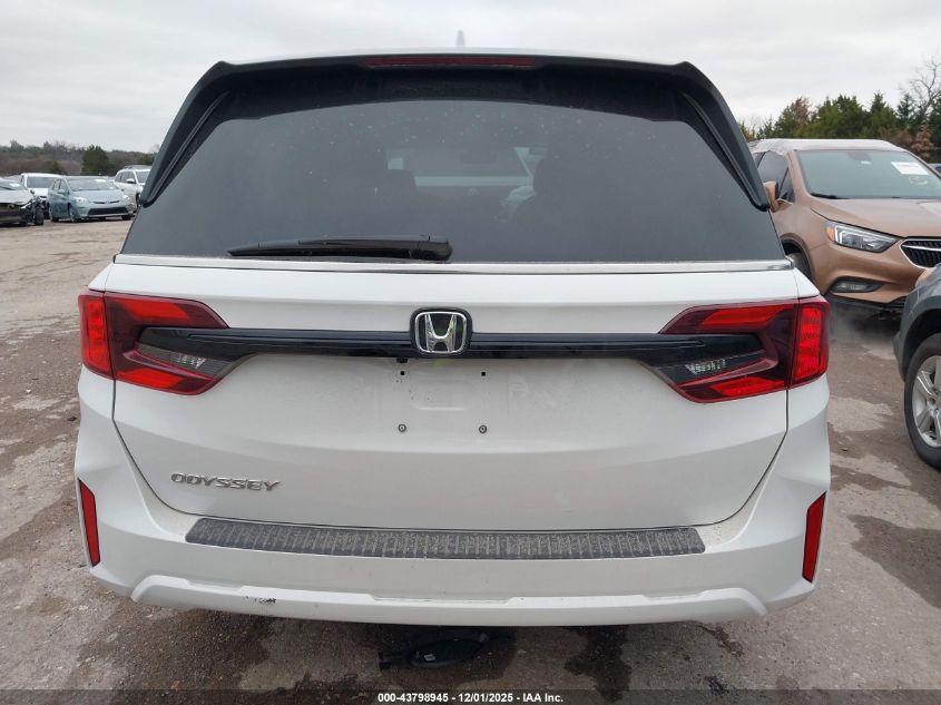 2025 Honda Odyssey Ex-L VIN: 5FNRL6H64SB084497 Lot: 43798945