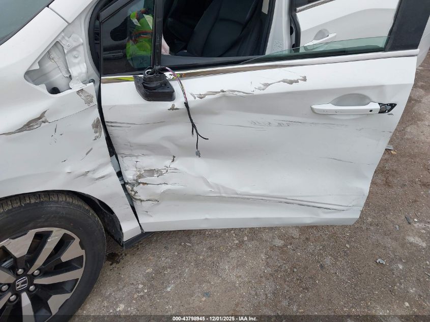 2025 Honda Odyssey Ex-L VIN: 5FNRL6H64SB084497 Lot: 43798945