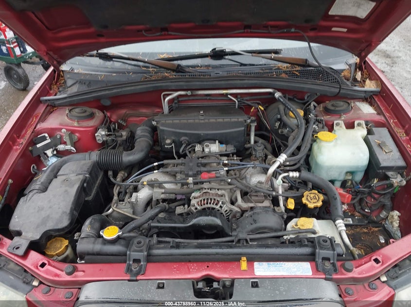 2004 Subaru Forester 2.5X VIN: JF1SG63644H763014 Lot: 43798960