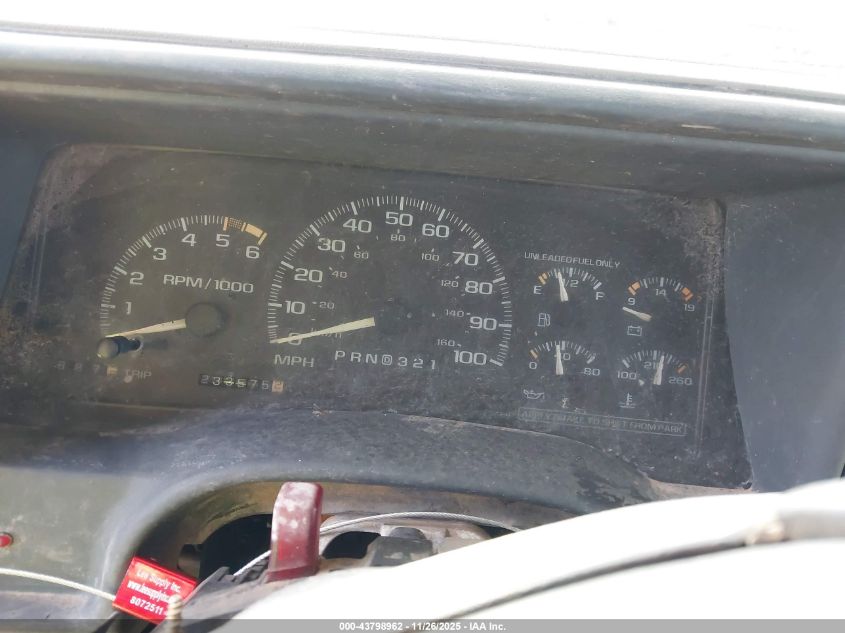 1996 Chevrolet Gmt-400 K1500 VIN: 2GCEK19R3T1200435 Lot: 43798962