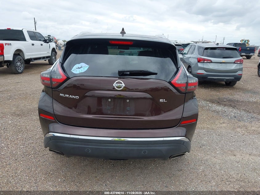 2019 Nissan Murano Sl VIN: 5N1AZ2MJ1KN102286 Lot: 43799010