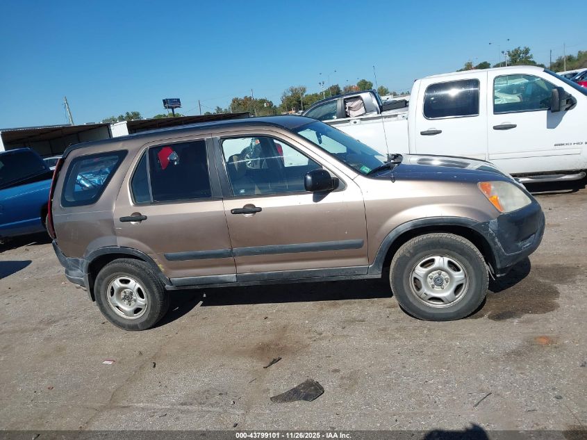 2003 Honda Cr-V Lx VIN: JHLRD684X3C010093 Lot: 43799101