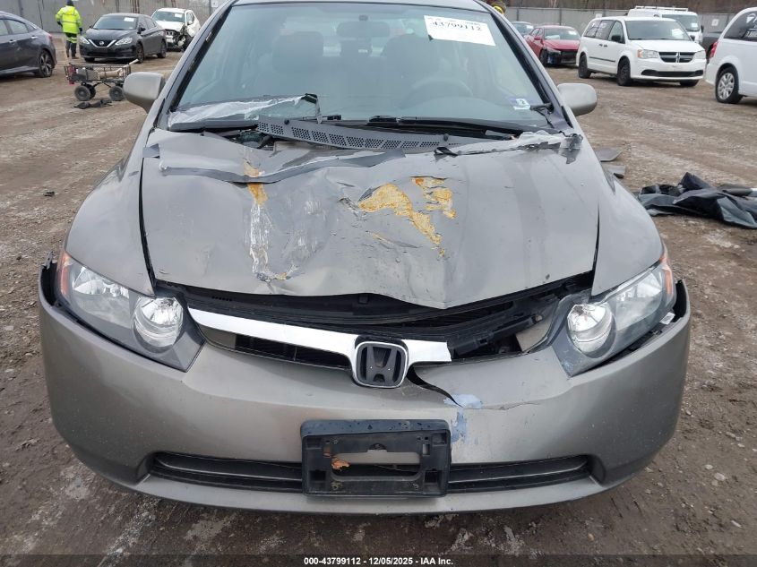 2007 Honda Civic Lx VIN: 1HGFA165X7L017351 Lot: 43799112