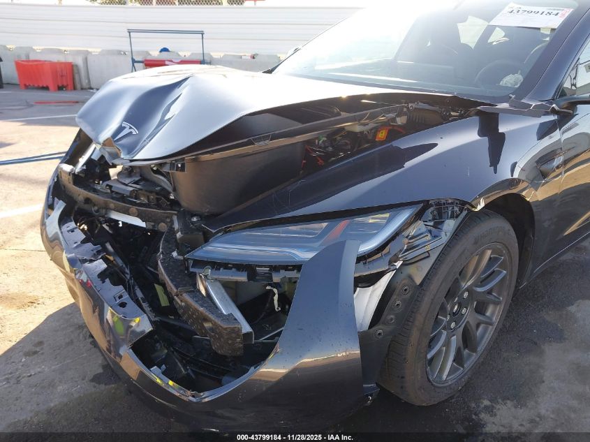 2025 Tesla Model 3 Long Range Rear-Wheel Drive/Standard Rear-Wheel Drive VIN: 5YJ3E1EA2SF076152 Lot: 43799184