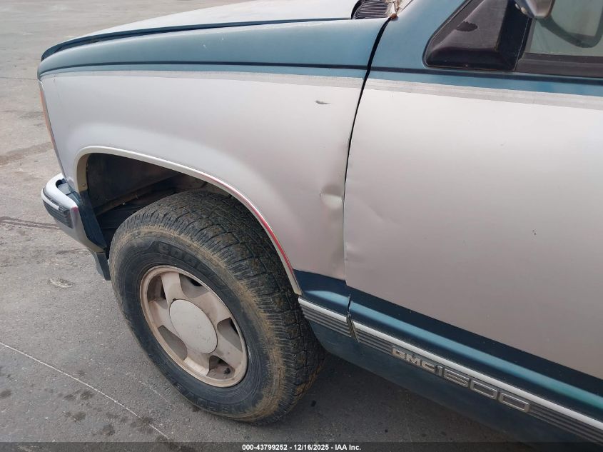 1993 GMC Yukon VIN: 1GKEK18K7PJ703809 Lot: 43799252