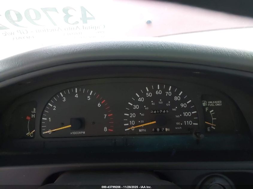 1995 Toyota Tacoma Xtracab VIN: 4TAUN73C7SZ081493 Lot: 43799286