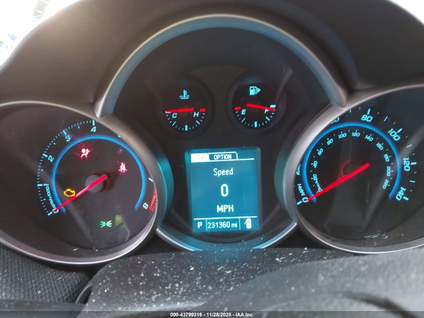 2014 Chevrolet Cruze 1Lt Auto VIN: 1G1PC5SB2E7256777 Lot: 43799316