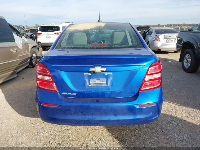 2020 Chevrolet Sonic Fwd Ls VIN: 1G1JB5SB9L4100260 Lot: 43799346