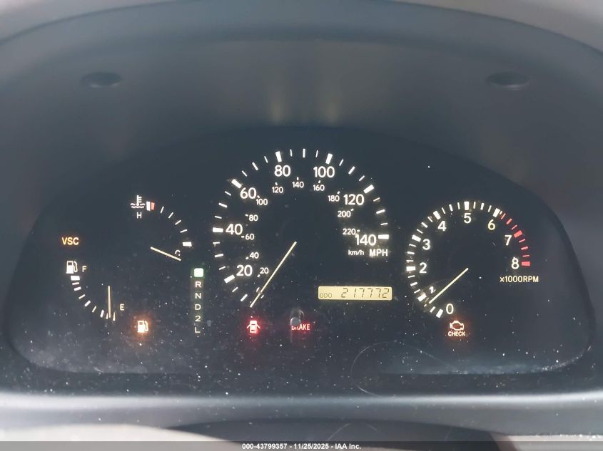 2001 Lexus Rx 300 VIN: JTJHF10U810229664 Lot: 43799357