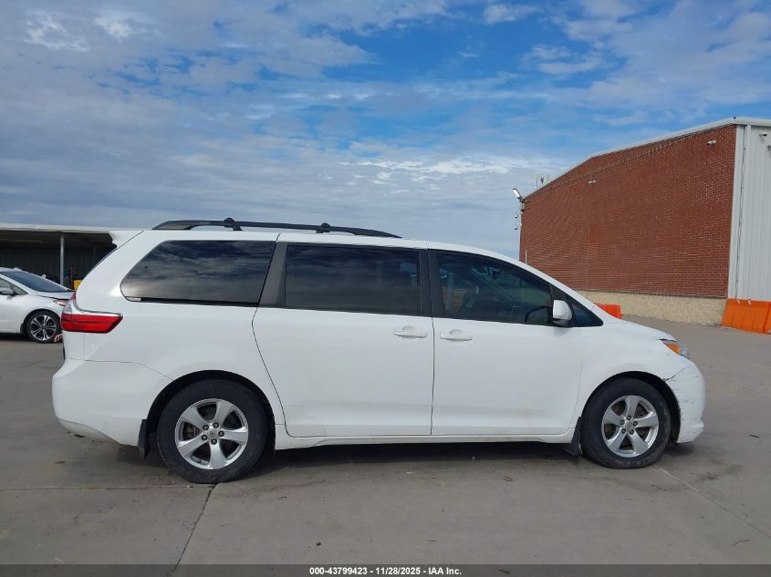 2017 Toyota Sienna Le 8 Passenger VIN: 5TDKZ3DC3HS900338 Lot: 43799423