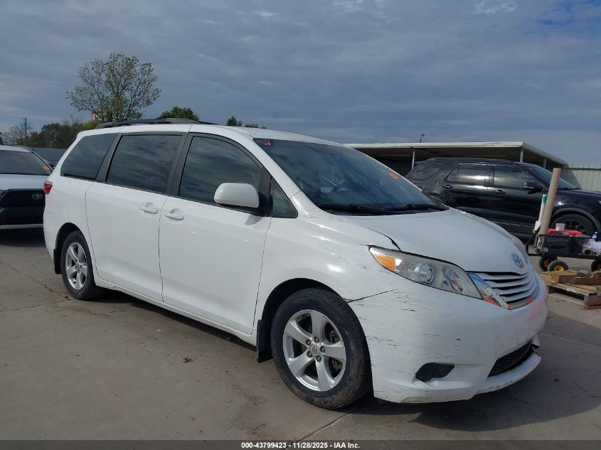 TOYOTA SIENNA LE 8 PASSENGER