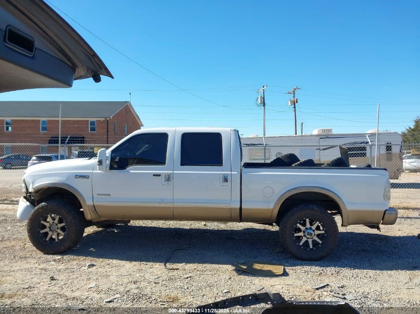 2006 Ford F-250 Lariat/Xl/Xlt VIN: 1FTSW21P96EC92581 Lot: 43799433