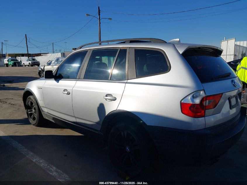 2004 BMW X3 3.0I VIN: WBXPA93444WA65652 Lot: 43799440