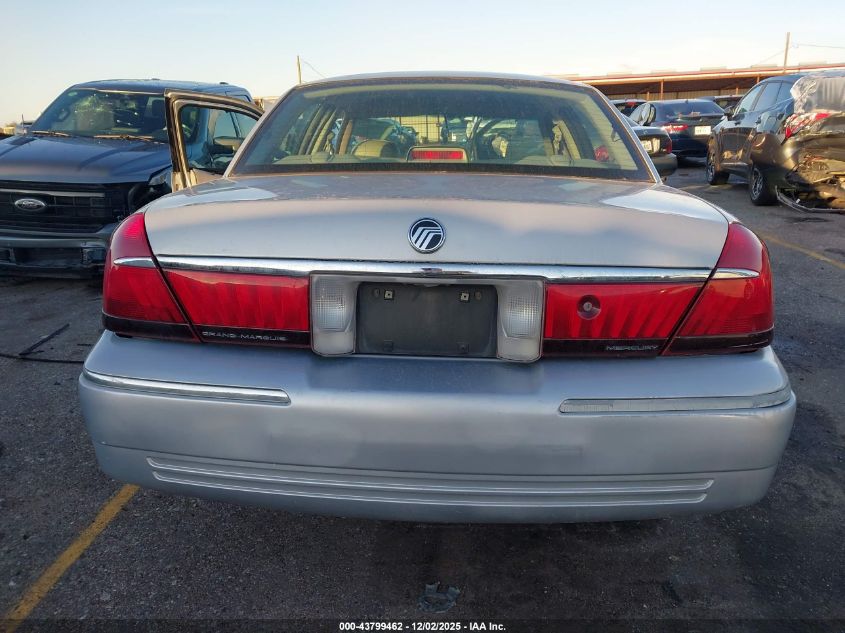2001 Mercury Grand Marquis Ls VIN: 2MEFM75W41X701341 Lot: 43799462