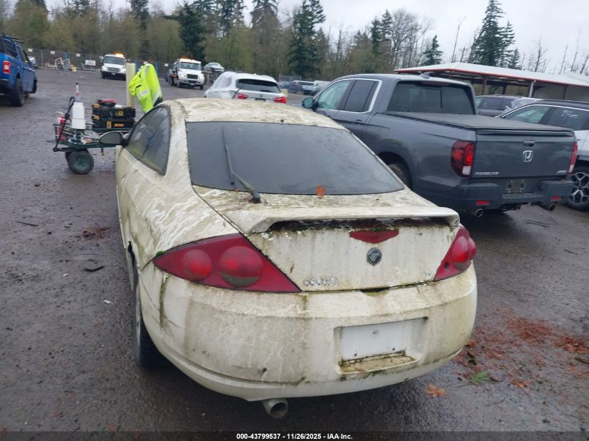 1999 Mercury Cougar V6 VIN: 1ZWFT61L5X5668864 Lot: 43799537