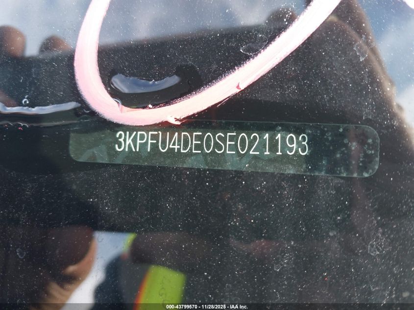 2025 Kia K4 Ex VIN: 3KPFU4DE0SE021193 Lot: 43799570