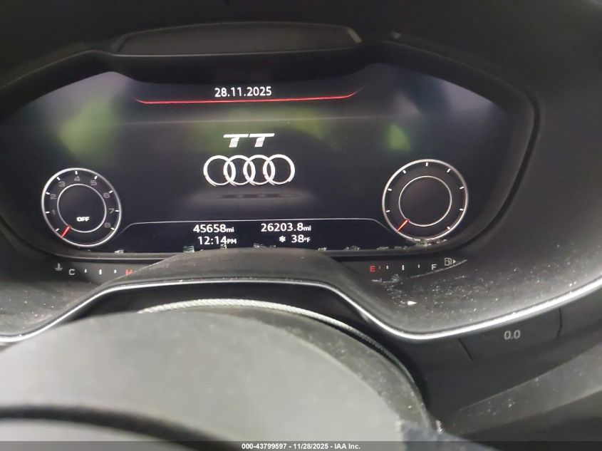 2017 Audi Tt 2.0T VIN: TRUC5AFV8H1009211 Lot: 43799597