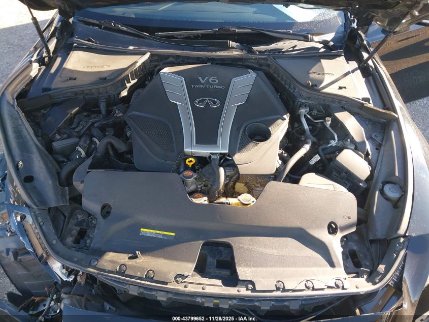 2017 Infiniti Q60 3.0T Red Sport 400 VIN: JN1FV7EL4HM702109 Lot: 43799652