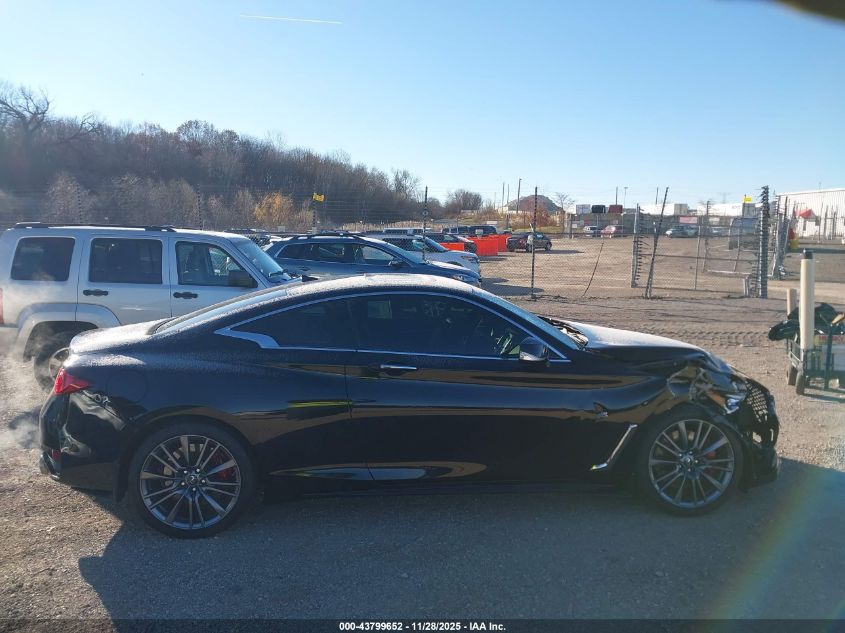 2017 Infiniti Q60 3.0T Red Sport 400 VIN: JN1FV7EL4HM702109 Lot: 43799652