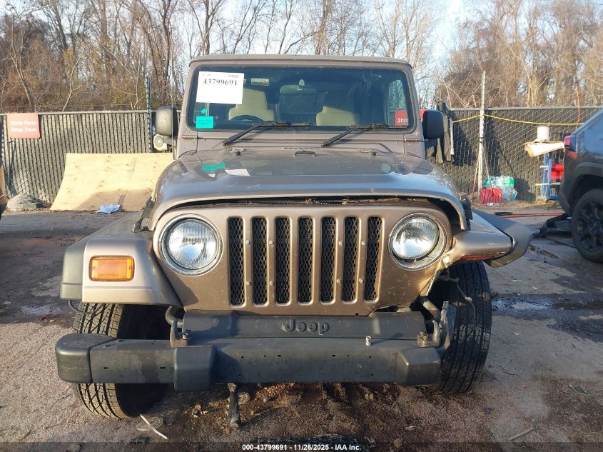 2006 Jeep Wrangler Sport Rhd VIN: 1J4F449S76P785783 Lot: 43799691