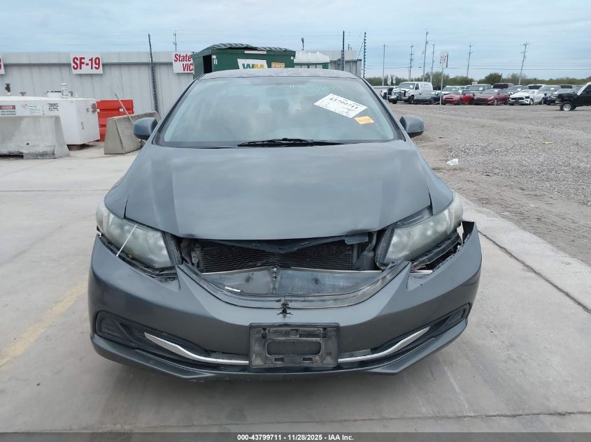 2013 Honda Civic Lx VIN: 2HGFB2F52DH584584 Lot: 43799711