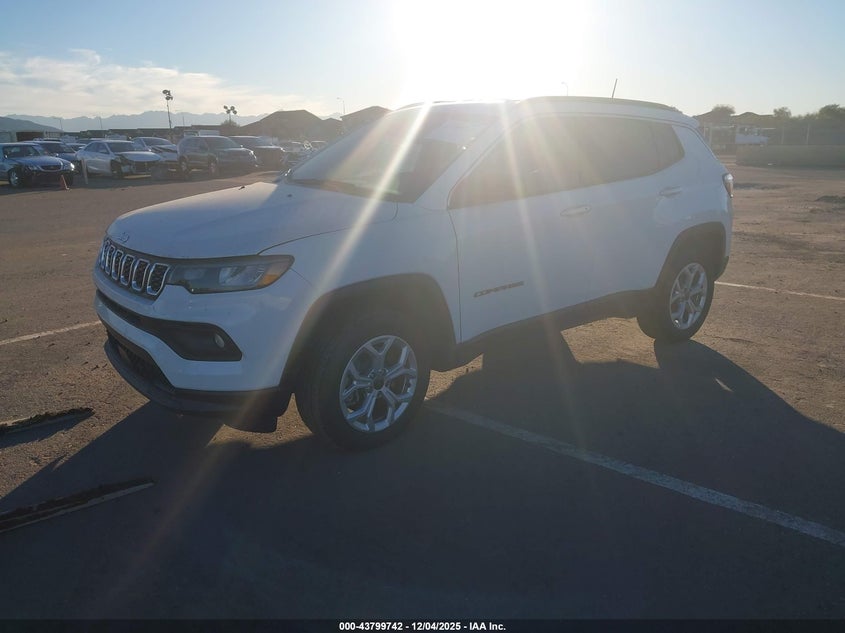 Vin: 3c4njdbn8st556078, lot: 44295189, jeep compass latitude 4x4 20252