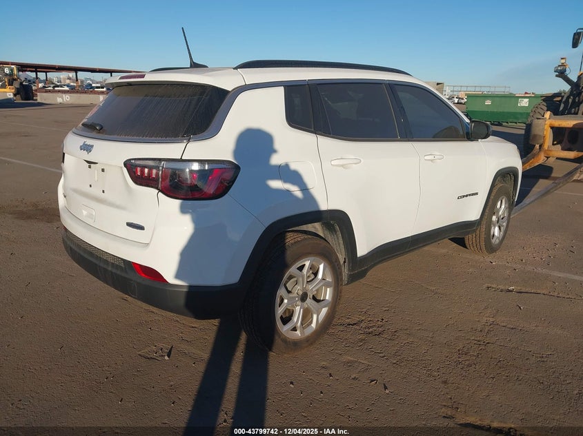 Vin: 3c4njdbn8st556078, lot: 44295189, jeep compass latitude 4x4 20254