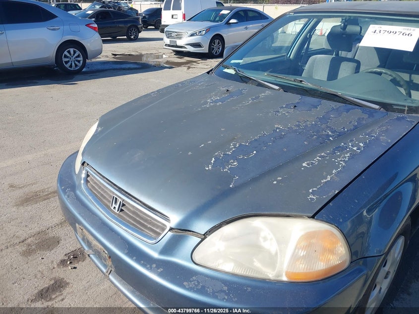 1998 Honda Civic Lx VIN: 2HGEJ6672WH612362 Lot: 43799766