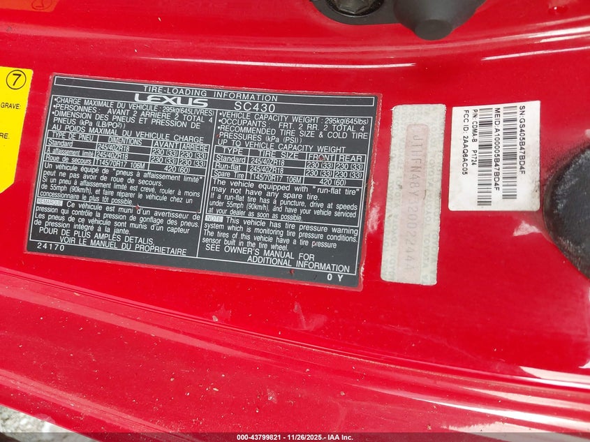 JTHFN48Y320022444 2002 LEXUS SC photo no. 17