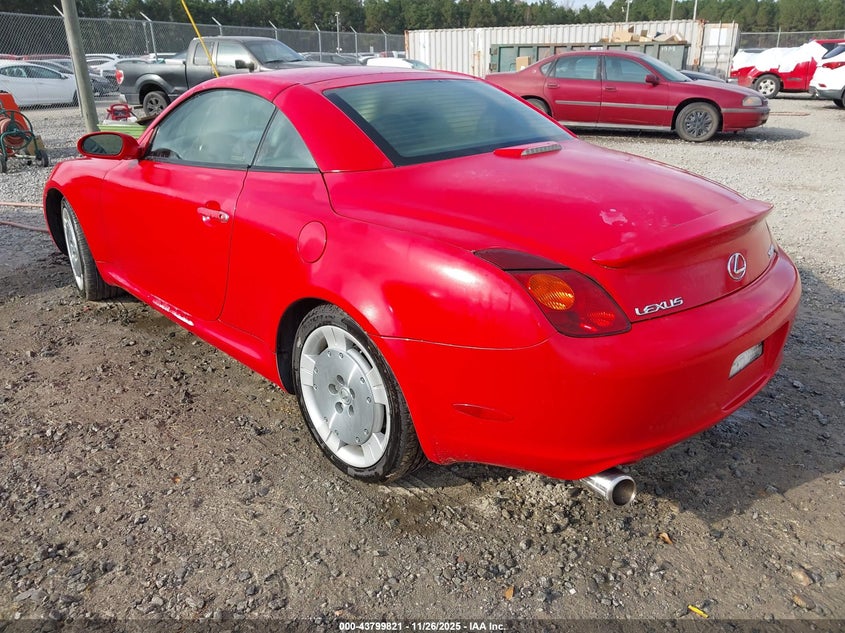 JTHFN48Y320022444 2002 LEXUS SC photo no. 3