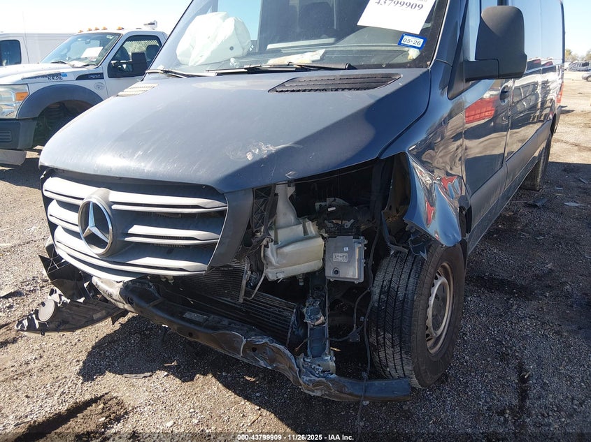 2019 Mercedes-Benz Sprinter 2500 High Roof V6 VIN: WD4PF1CD4KP108591 Lot: 43799909