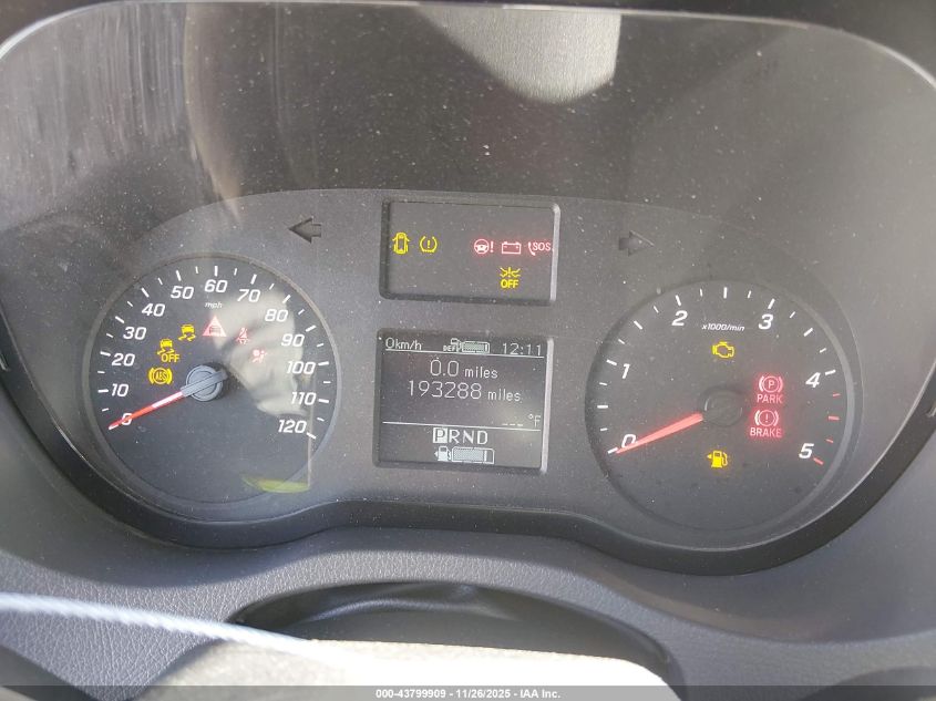 2019 Mercedes-Benz Sprinter 2500 High Roof V6 VIN: WD4PF1CD4KP108591 Lot: 43799909