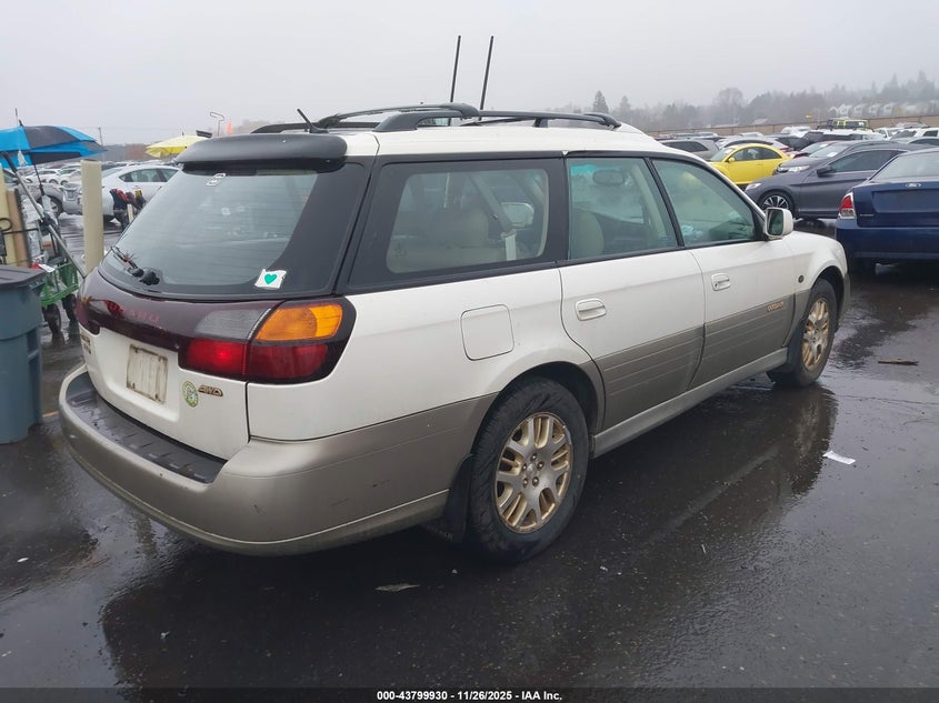 4S3BH806037608195 2003 SUBARU OUTBACK photo no. 4