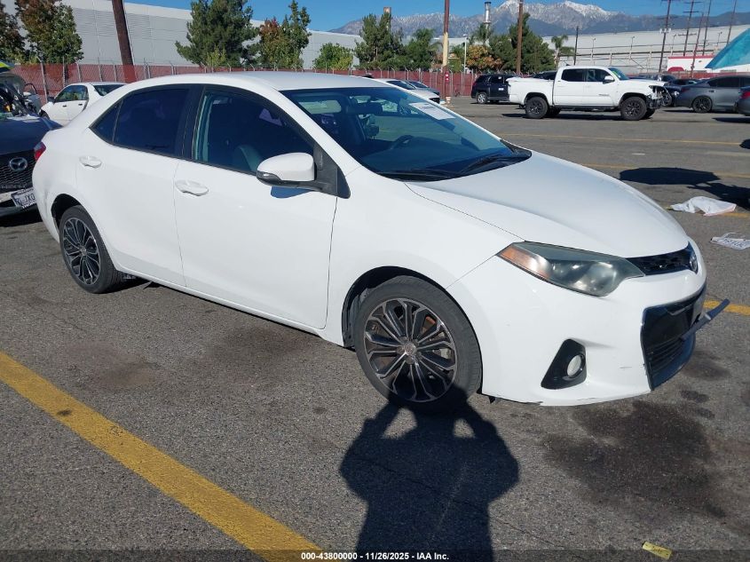 TOYOTA COROLLA S PLUS