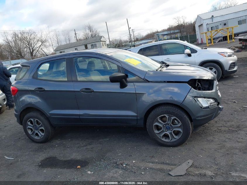 2019 Ford Ecosport S VIN: MAJ6S3FL4KC288071 Lot: 43800005