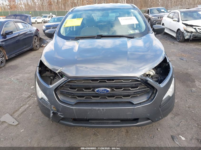 2019 Ford Ecosport S VIN: MAJ6S3FL4KC288071 Lot: 43800005