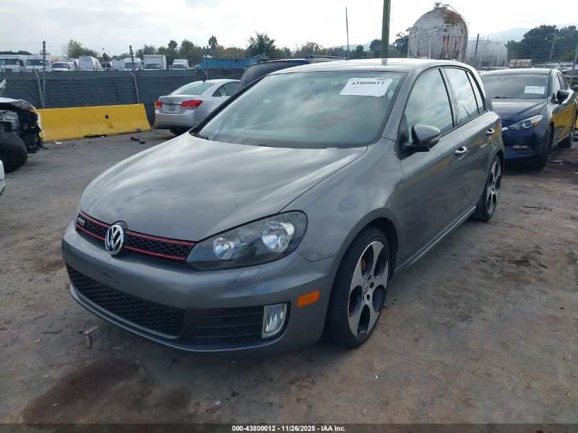 2011 Volkswagen Gti 4-Door VIN: WVWHV7AJ1BW297767 Lot: 43800012