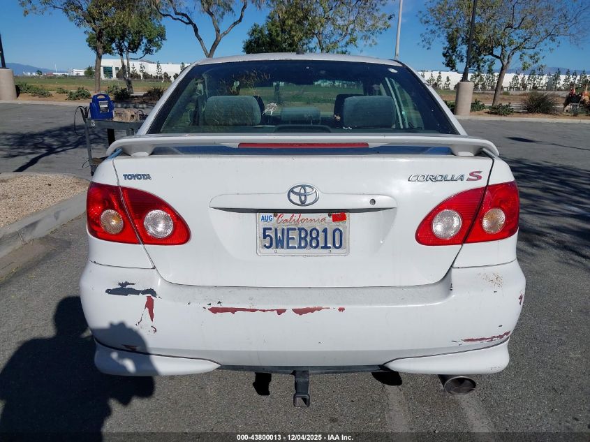 2006 Toyota Corolla S VIN: 1NXBR30E66Z728771 Lot: 43800013