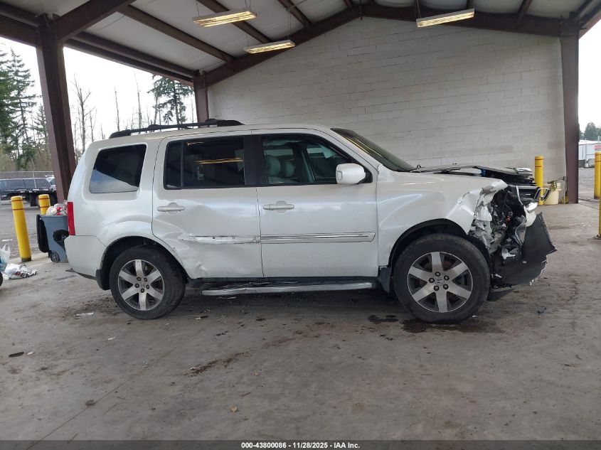 2014 Honda Pilot Touring VIN: 5FNYF4H91EB006684 Lot: 43800086