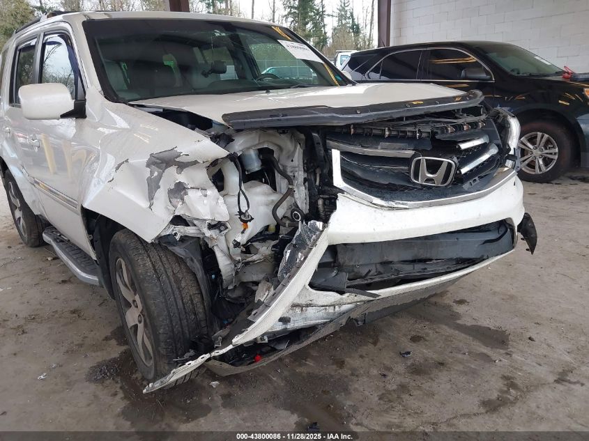 2014 Honda Pilot Touring VIN: 5FNYF4H91EB006684 Lot: 43800086