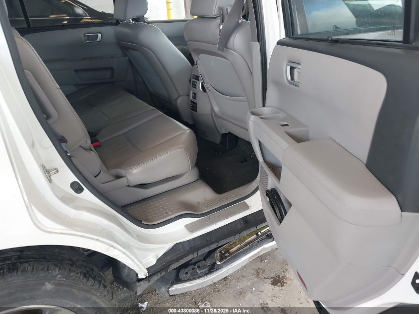 2014 Honda Pilot Touring VIN: 5FNYF4H91EB006684 Lot: 43800086