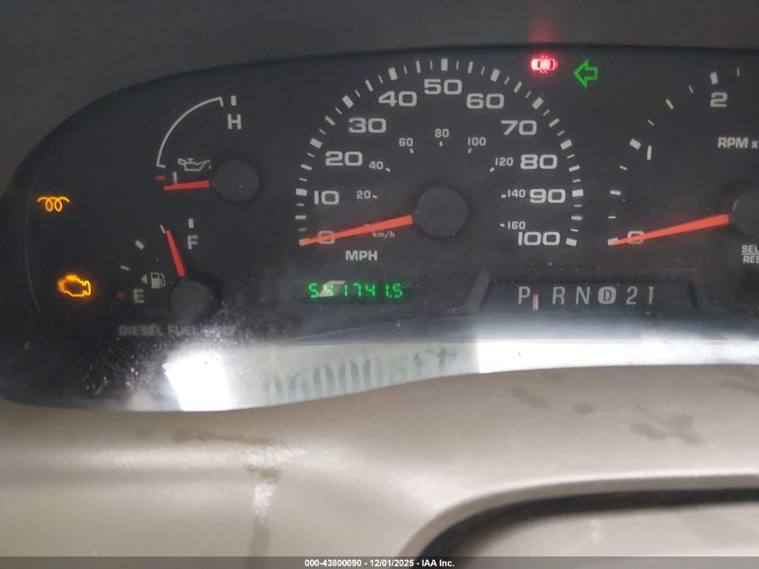 2002 Ford F-250 Lariat/Xl/Xlt VIN: 1FTNW21F32ECO3456 Lot: 43800090