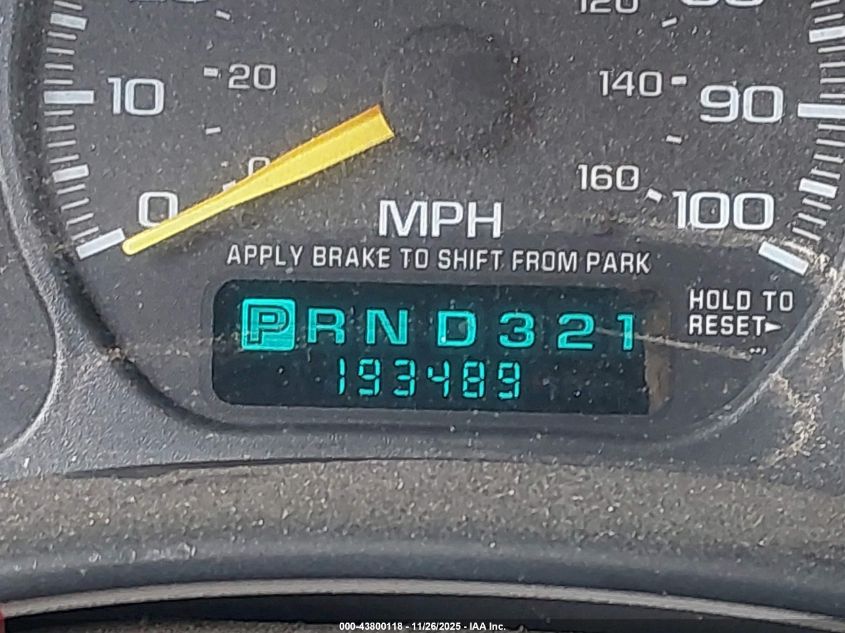 1999 Chevrolet Silverado 1500 Ls VIN: 1GCEK19T0XE121661 Lot: 43800118