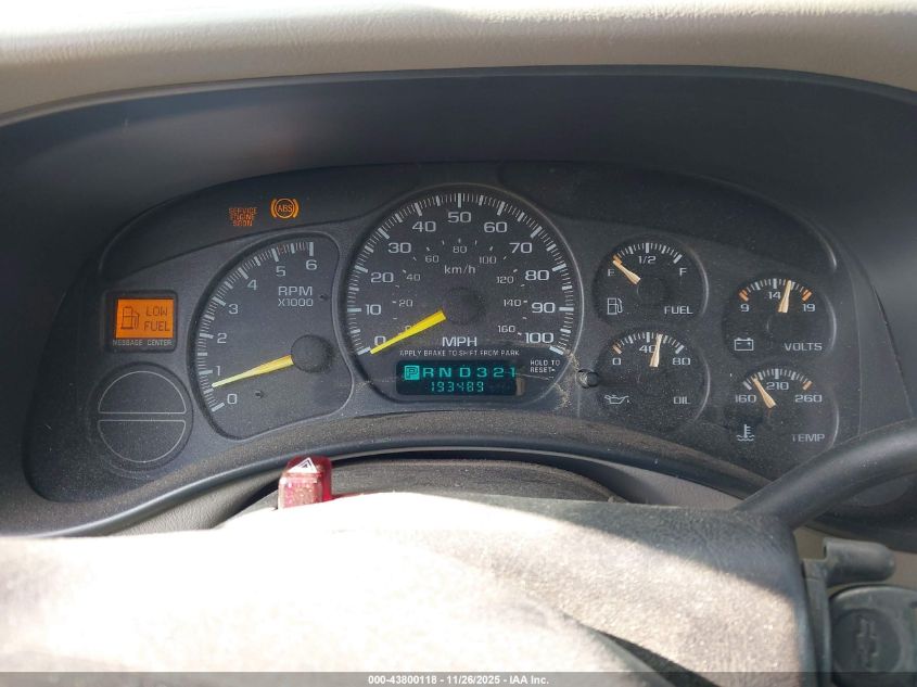 1999 Chevrolet Silverado 1500 Ls VIN: 1GCEK19T0XE121661 Lot: 43800118