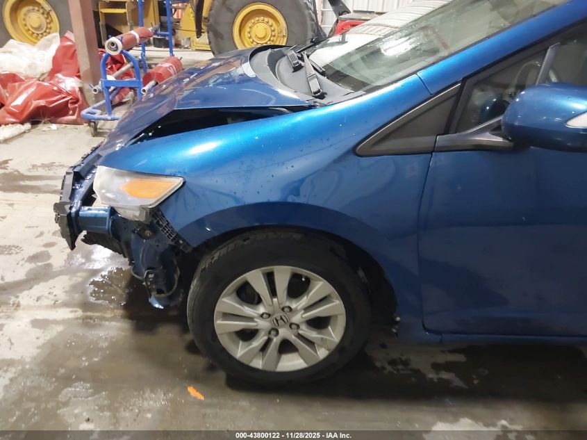 2014 Honda Insight Ex VIN: JHMZE2H71ES000332 Lot: 43800122