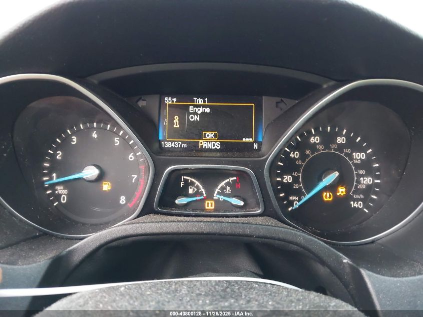 2015 Ford Focus Se VIN: 1FADP3F29FL344849 Lot: 43800128