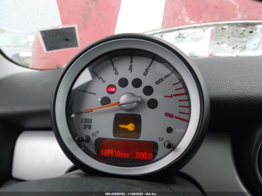 2007 Mini Cooper VIN: WMWMF33587TL68408 Lot: 43800152