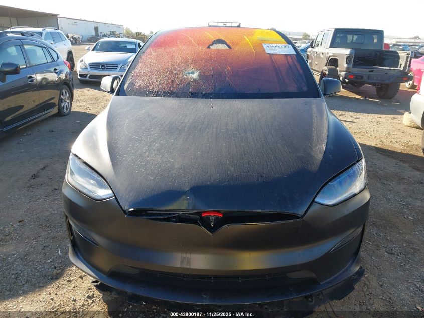 2023 Tesla Model X Plaid Tri Motor All-Wheel Drive VIN: 7SAXCBE66PF428457 Lot: 43800187